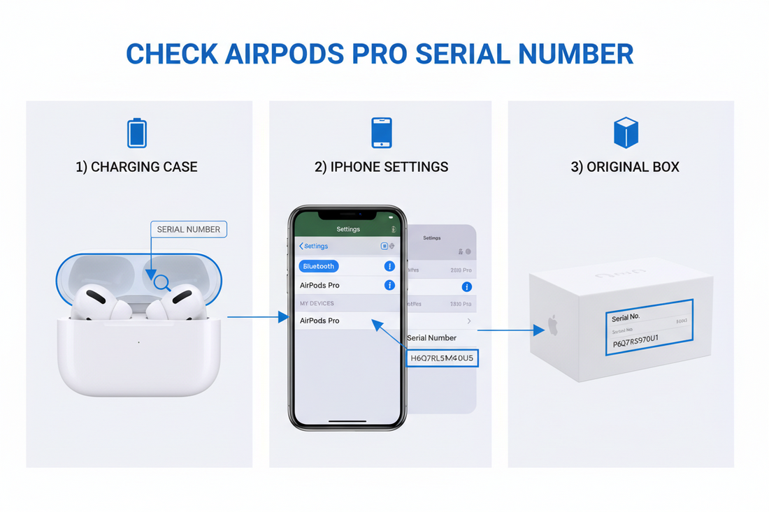 Here is how you can check the airpod pro serial number