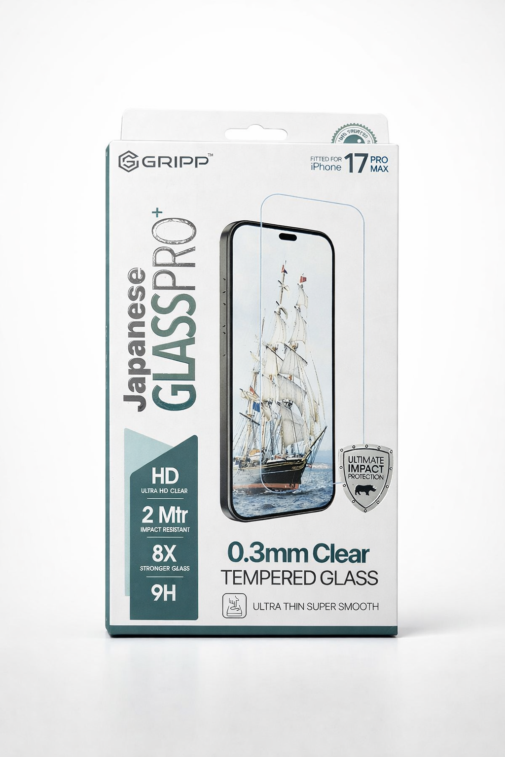 GRIPP GlassPro+ iPhone 17 Pro Max
