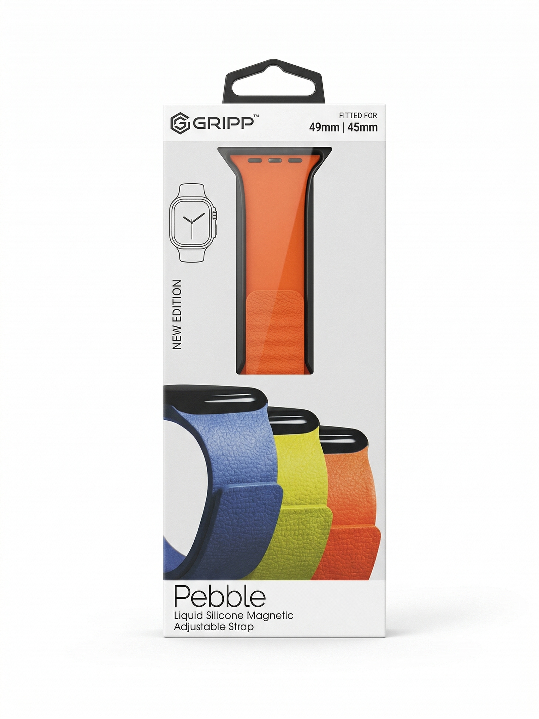 Gripp Liquid Silicone Magnetic Adjustable Watch Strap
