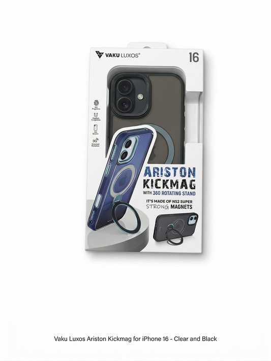 Vaku Luxos Ariston KickMag Hybrid Case for iPhone 16