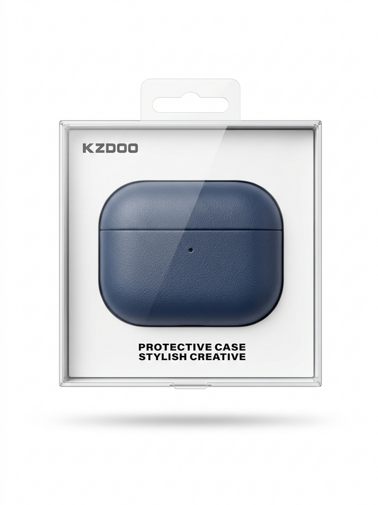 KZDOO Leather Texture Case for AirPods (Black)