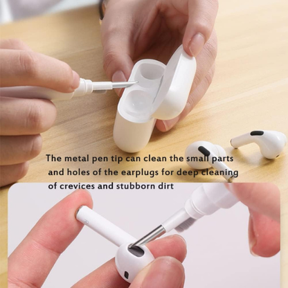 AirPods Cleaning Kit 4-in-1 – Earphone Cleaning Pen with Soft Brush